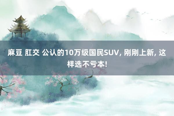 麻豆 肛交 公认的10万级国民SUV， 刚刚上新， 这样选不亏本!