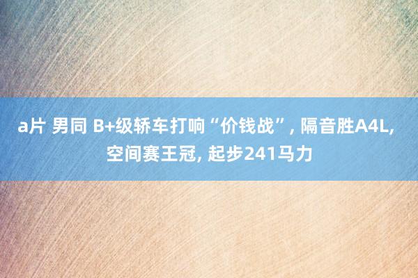 a片 男同 B+级轿车打响“价钱战”， 隔音胜A4L， 空间赛王冠， 起步241马力