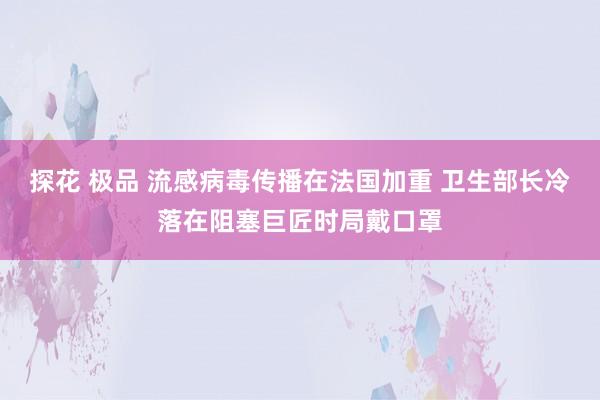 探花 极品 流感病毒传播在法国加重 卫生部长冷落在阻塞巨匠时局戴口罩